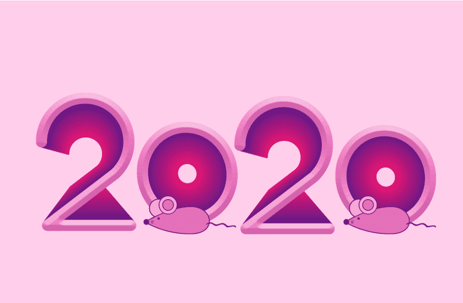 公司鼠年开年经典八字春联大全2020年