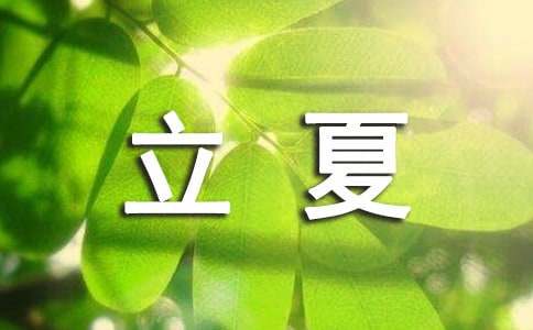 快乐的立夏节作文(4篇)