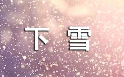 下雪了小学作文(汇编15篇)