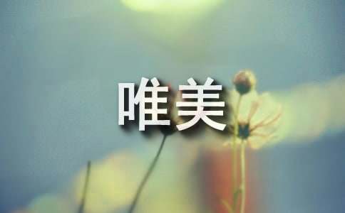 唯美个性签名【推荐】