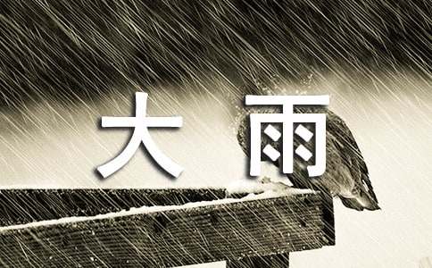 精选大雨作文400字3篇