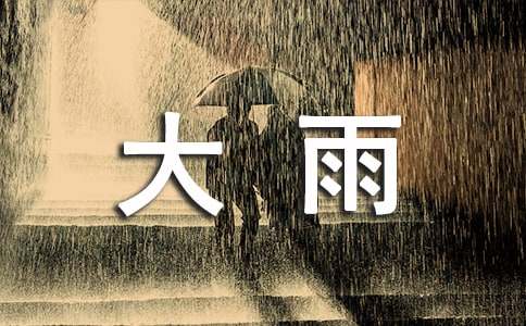 精选大雨作文400字8篇