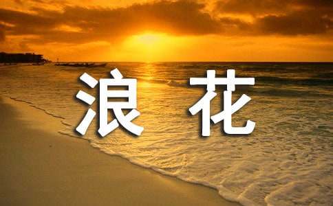 读《浪花和礁石》有感