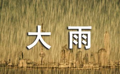 大雨小雨教案（通用20篇）